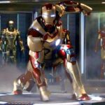 La escena de los trajes en Iron Man 3